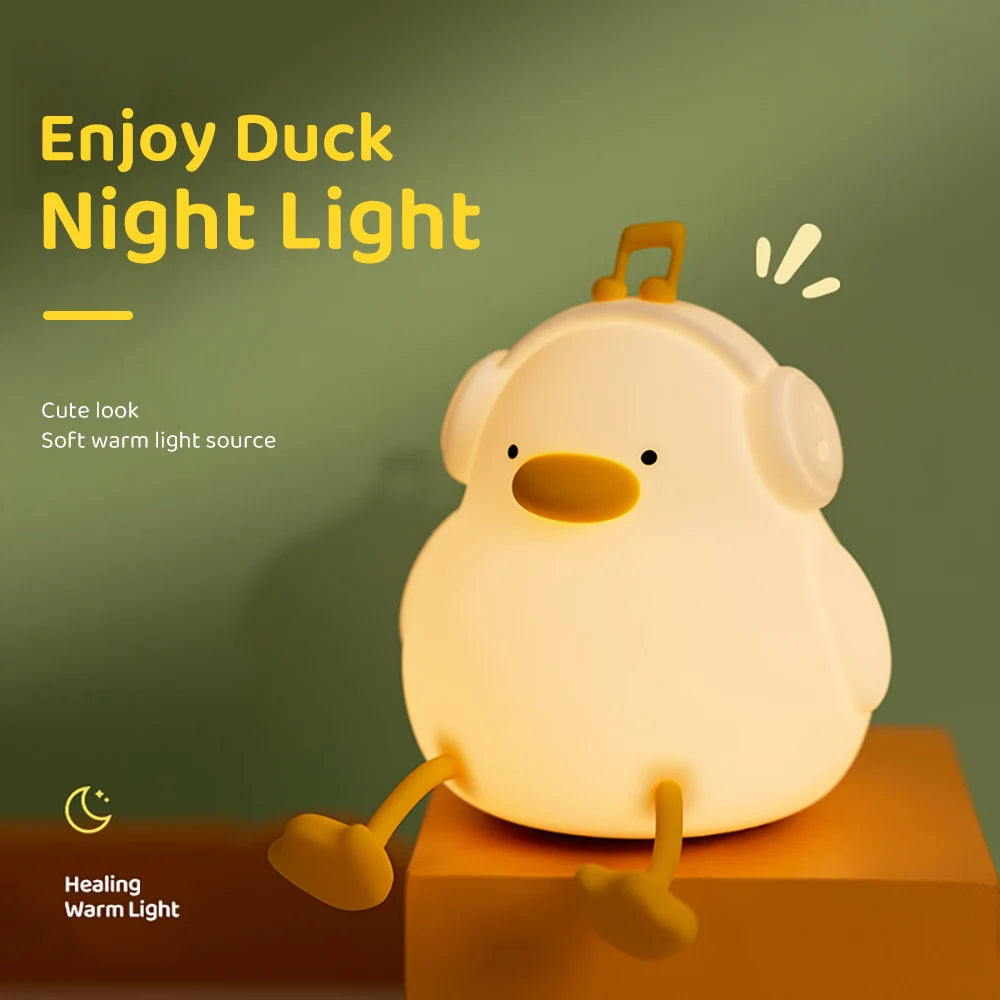 Cute Duck Silicone Lamp