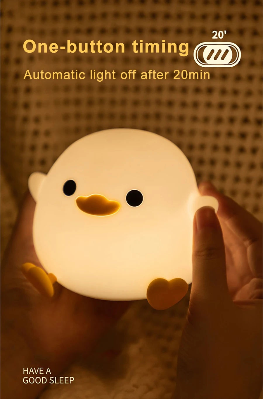 Cute Duck Silicone Lamp