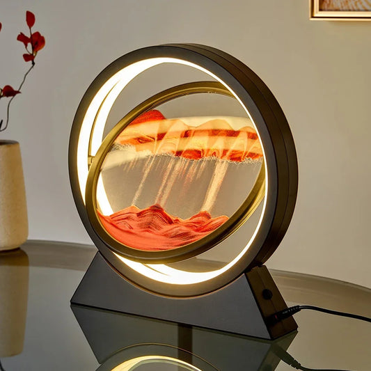 Moving Sand Table Lamp