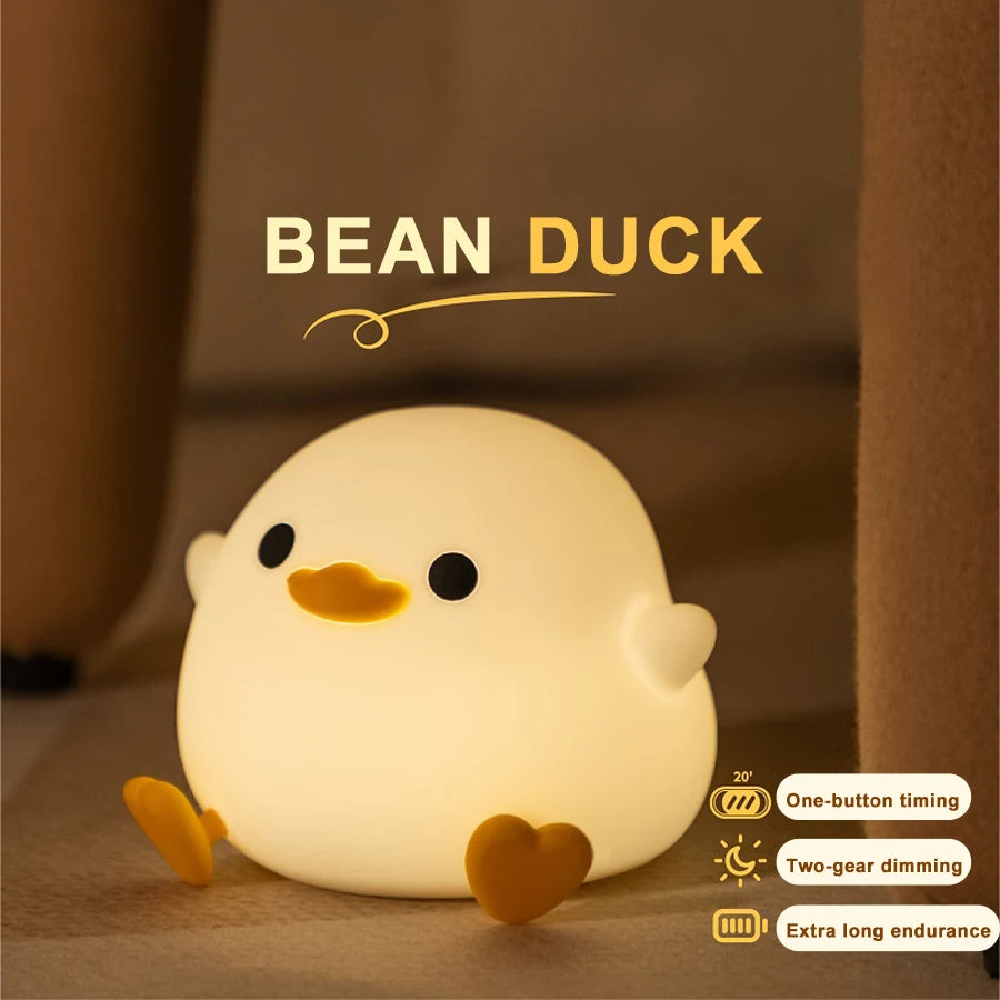 Cute Duck Silicone Lamp