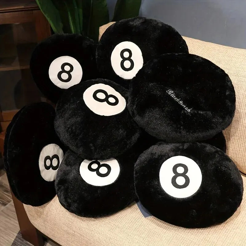 Black 8 Pillow