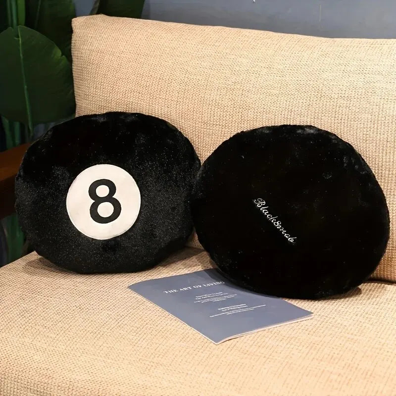 Black 8 Pillow